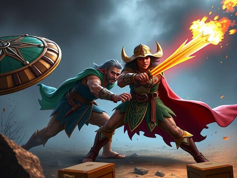 Yogi Mace Crusader Combat Scene